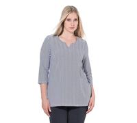 gs1 data protected company 4069787000005 T- Shirt mit Fishgratmuster, Noir, 58-60 Femmes