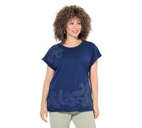 gs1 data protected company 4069787000005 T-Shirt pour Femme avec imprimé Bouffant coloré, surdimensionné Dori, Bleu foncé, 54-56