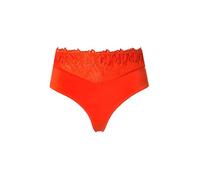 gs1 data protected company 4069787000005 Truyou Stringpanty, Spitze, Mikrofaser sous-vêtement, Rouge Orange, 50-52 Femmes