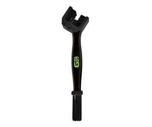 GS27 - Brosse Chaine Moto - Brosse 3 Têtes Chaine, Couronne et Pignon - Pinceau Intégré