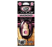 GS27 - Désodorisant Voiture Avec Diffuseur Bois Déocar Wood - Parfum Voiture 100% Français - Bubble Gum