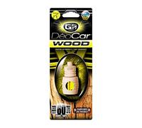 GS27 - Désodorisant Voiture avec Diffuseur Bois Déocar Wood - Parfum Voiture 100% Français - Monoï