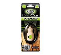 Désodorisant pour voiture - GS27 - Deocar Wood - Parfum Pomme Verte - Écologique - Bouchon en bois