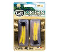 GS27 - Désodorisant Voiture en Plastique Souple Déocar Origin - Parfum Voiture 100 % Français - Monoï