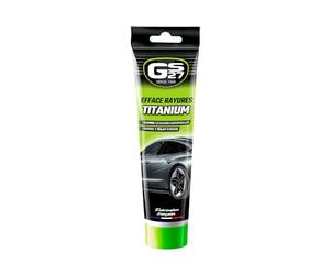 GS27 - Efface Rayures Titanium - Élimine les Rayures Superficielles - Compatible Toutes Peintures (Sauf Mates) - Finition Brillante - Application Facile - Fabriqué en France - 150g