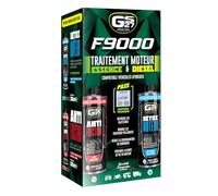 GS27 - F9000 - Traitement Moteur Essence & Diesel 2-en-1 - Décrassage Injection + Antifriction Huile - Action Préventive & Curative - 2 x 300 ML