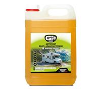 GS27 - Nettoyant Multi-Usages Extérieur pour Camping-Car, Van, Caravane et Bateau - Toutes Surfaces - Finition Brillante - Formule Concentrée - Fabriqué en France - 5L