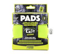 GS27 - Pads Applicateurs Microfibre - pour l'Intérieur et l'Extérieur du Véhicule - sans Risque de Rayures - Pack de 2
