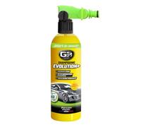 GS27 - Shampooing Évolution+ - Lavage Voiture sans Seau - Dilution Automatique par Branchement Tuyau d'Arrosage - Nettoyant Dégraissant Ultra Moussant & Brillance - Parfum Pamplemousse - 750ml