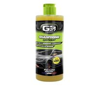 GS27 - Shampooing Lustrant Parfum Monoi - Nettoie et Dégraisse la Carosserie - Finition Brillant Intense - Fabriqué en France - 500 ml