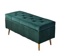 GSACLKES Bancs de Stockage, Fauteuil de Change de Chaussure de Flanelle de Stockage Pliable de Sécurité Stockage de Capacité Avec Couverture Canapé Multifonctionnel Pour Chambre À Coucher, Salon, Coul