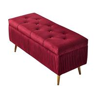 GSACLKES Bancs de Stockage, Fauteuil de Change de Chaussure de Flanelle de Stockage Pliable de Sécurité Stockage de Capacité Avec Couverture Canapé Multifonctionnel Pour Chambre À Coucher, Salon, Coul