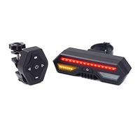 GSACLKES Bicyclettes de Montagne, Feu de Queue de Véloligent Avec Signaux de Virage Usb Rechargeable Imperméable A Mené Des Indicateurs de Feuère de Vélo Avec Télécommande Sans Fil Et Mode de Lumière