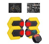 GSACLKES Bicyclettes de Montagne, Feuère Du Vélo A Mené Usb Rechargeable Feuère Du Vélo Imperméable Avec Des Signaux de Virageart Bicycle Avant Etère Indicateurs Avec Télécommande Sans Fil Pour Vélo d