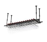 GSACLKES Cadre Décoratif de Plafond D'Étagère À Vin En Fer Cadre En Verrependu Détenteur de Verre À Vin de Hauteur Réglable, 120 * 30Cm/60 * 30Cm