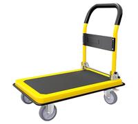 GSACLKES Chariots, Camion À Main Portable Pour Le Bureau Déplace Le Chariot de Plateforme Pliable Heavyduty Pour Le Transport Et Le Chargement Faciles (Rouge)/Jae/50 * 77 * 82,5 Cm