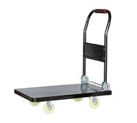 GSACLKES Chariots, Chariot de Plateforme Pliable Chariot D'Utilité Pliable Sur Roues Heavyduty Dolly Pour Entrepôt Et Utilisation Extérieure Camion Portable À Main Polyvalent Pour Transport Facile/Noi
