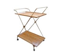 GSACLKES Chariots,Commercial Kitchen Bar Chariot - Chariot de Service Polyvalent Avec Stockage Idéal Pour Les Hôtels Et Restaurants Conception Élégante Poure Mobilité Facile Et Divertissant