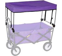 GSACLKES Chariots, Foldiwagon Shade Attachment - All-Weather Protection Awnicanopy, Accessoires de Chariot Portable - Idéal Pour Pousser La Main En Plein Air/D