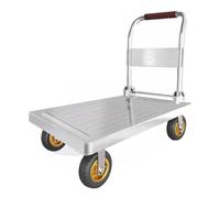 GSACLKES Chariots, Heavyduty Chariot de Chariot de Plateforme Pliable Camion À Main Robuste Avec Roues 100800Kg Capacité de Charge Dolly de Transport Polyvalent 70X45Cm Pour L'Achat Et Le Déménagement