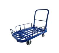 GSACLKES Chariots, Remorque Utilitaire Pliable Garçon de Jardin Fermé Avec Rail Silent Heavyduty Transporteur Polyvalent Allseason Yard & Farm Chariot (S)/S
