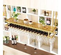 GSACLKES Étiquettes À Vin Étiquettependue D'Or Étiquette de Bouteille de Vin Décoration Plafond Étiquettes Flottantes Verres À Vin Stockage En Vignette Rétro Étiquettes À Barres de Décor À La Maison,