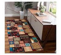 GSACLKES Tapis de Hall, Tapisdérapage, Coupable Touch Douce Lavable Pour Entrée Chemin Plancher, Cuisine, Salle Dens, Longueurrsonnalisée/A / 90X500Cm/A/140 * 100 Cm