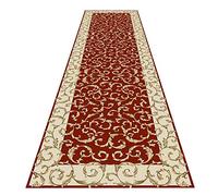 GSACLKES Tapis de Salle, Tapis Rouges Antidérapants, Bordure Coupable de Fibre Superfinestatdoux Pour La Décoration de Cuisine Du Salon de La Maison/A / 80X400Cm/A/60 * 600 Cm