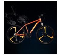 GSACLKES Vélo de Montagne, Hardtail Mountain 24 Pouces, 12 Constellations Mountain Trail Pour Hommes Femmes, Vélo de Montagne Àpension Avant Avec Double Frein À Disque, Vélos En Acier Au Carbélevé, Ba