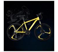 GSACLKES Vélo de Montagne, Hardtail Mountain 24 Pouces, 12 Constellations Mountain Trail Pour Hommes Femmes, Vélo de Montagne Àpension Avant Avec Double Frein À Disque, Vélos En Acier Au Carbélevé, Ba