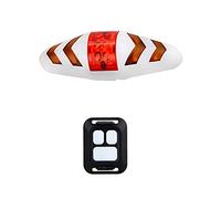 GSACLKES Vélos de Montagne, Vélo Feuère Usb Rechargeable Imperméableart Led Feuère Avec Signaux de Virage Pour Vélo de Route Mountain, Indicateurs Lumineux D'Avertissement Avec Télécommande Sans Fil,B