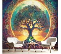 GSAEIMCT Papier Peint Panoramique Brun Arbre De Mandragore 3D Tapisserie Peinture Murale Interieur Plantes Fantastiques Pour Chambre Salon À Coucher D'Enfant Maison Décoration,450X300Cm