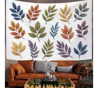 GSAEIMCT Tapisserie Murale Décorative Chambre - Multicolore Branches D'Olivier Illustrations Tropicales 100 X 75 Cm Grand - Papier Peint Tissu - Tapestry Aesthetic Wall - Décoration Panoramique