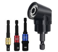 Gsakskdsap 105° Renvoi d'Angle Visseuse, Embout Tournevis Flexible, Rallonge Coudée, Degrés d'Angle Perceuse Adaptateur, Extension Foret, Tige d'extension Hexagonale, Perceuse ou Tournevis Adaptat