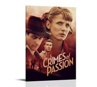GSARUWEHRH Crimes of Passion - Impression sur toile - Style vintage - Peinture décorative pour salon, chambre à coucher - 40 x 60 cm - Style cadre