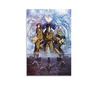 GSARUWEHRH Poster 86 Eighty Six Anime9 - Impression sur toile vintage et esthétique - Peinture décorative pour salon, chambre à coucher - 40 x 60 cm - Style sans cadre