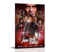 GSARUWEHRH Poster Ash Vs. Evil Dead - Art mural - Couverture sur toile vintage - Esthétique - Peinture décorative pour salon, chambre à coucher - 60 x 90 cm - Style cadre