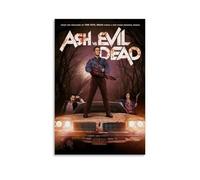 GSARUWEHRH Poster Ash Vs. Evil Dead - Art mural - Couverture sur toile vintage - Esthétique - Peinture décorative pour salon, chambre à coucher - 60 x 90 cm - Style sans cadre