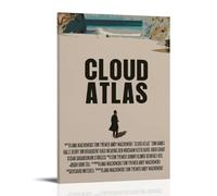 GSARUWEHRH Poster Atlas des nuages - Impression sur toile - Style vintage - Peinture décorative pour salon, chambre à coucher - 40 x 60 cm - Style cadre