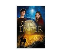 GSARUWEHRH Poster City of Ember - Impression sur toile vintage - Esthétique - Peinture décorative pour salon, chambre à coucher - 50 x 75 cm - Style sans cadre