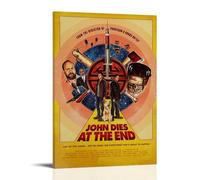 GSARUWEHRH Poster John Dies at The End - Art mural - Couverture sur toile vintage - Esthétique - Peinture décorative pour salon, chambre à coucher - 50 x 75 cm - Style cadre