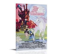 GSARUWEHRH Poster La Dernière Licorne - Art mural - Couverture sur toile vintage - Esthétique - Peinture décorative pour salon, chambre à coucher - 40 x 60 cm - Style cadre