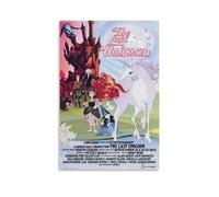 GSARUWEHRH Poster La Dernière Licorne - Impression sur toile vintage - Esthétique - Peinture décorative pour salon, chambre à coucher - 30 x 45 cm - Style sans cadre