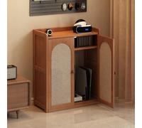 GSATREY Cache Box, Armoire de Rangement WiFi, Cable Management l'etagère, Étagères Flottantes, pour Salon, TV, Étagère pour la Décoration de la Maison(82.5 * 25 * 60cm/32.5 * 9.8 * 23.6in)