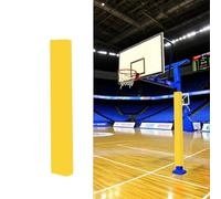 GSATREY Coussin de Poteau de Basket-Ball, Rembourrage Robuste Enveloppant pour Poteau, Housses de Remplacement Résistantes aux Intempéries, pour Le Collège/Gymnasie(Yellow,18 * 18cm(7 * 7in))