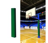GSATREY Coussin de Poteau de Basket-Ball, Rembourrage Robuste Enveloppant pour Poteau, Housses de Remplacement Résistantes aux Intempéries, pour Le Collège/Gymnasie(Green,18 * 18cm(7 * 7in))