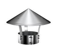 GSATREY Pare-Oiseaux en Acier Inoxydable, Capuchon De Cheminée en Acier Inoxydable, Capuchon De Couvercle De Tuyau De Cheminée, Couvercle D'aération, Chapeau De Pluie Et De Neige(120mm/4.7in)