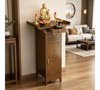GSATREY Table d'Autel Bouddhiste, Autel de Table de Méditation avec Rangement, Portance Ultra-RéSistante, pour Les Bougies, l'Encens, Les Plantes(60 * 40 * 108cm/23.6 * 15.7 * 42.5in)
