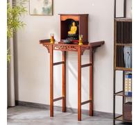 GSATREY Table d'autel de Méditation, Armoire Chinoise d'autel Bouddhiste, Sanctuaire Domestique, Rangement Pratique, pour la Relaxation, Prière, Salon, Chambre, Bureau(60 * 43cm/23.6 * 16.9in)