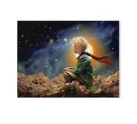 GSBRSNTS 5D DIY Diamant Peinture Kit，Le Voyage du Petit Prince，Diamant Point De Croix, Décoration De La Maison Cadeau（30 x 40 cm/11.81 x 15.74 pouces）-AF59